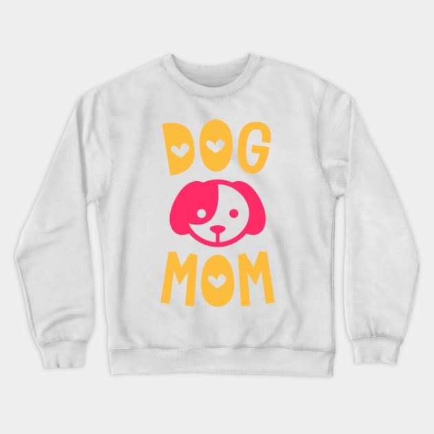 Dog Mom Crewneck Sweatshirt by Ombre Dreams